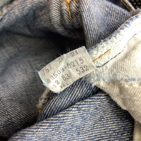Vintage Levi’s Strauss Jeans 532 Orange Tab Size 36x32 Blue Made In USA 1983 - Picture 16 of 16